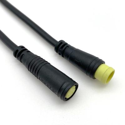 China Electric Bike Plug 2/3/4/5/6 Pin Waterproof IP65 Male-Female M8 Connector for sale