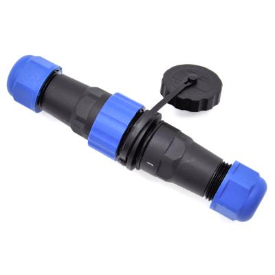 China SP Series IP68 Automotive Cable 3pin Waterproof SP13 Panel Mount Connector Male Plug Female Socket for sale