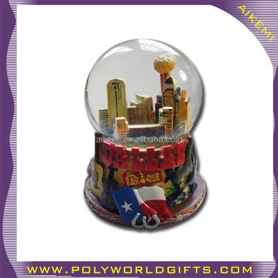 China 2015 Europe Souvenir Resin Snow Snow Globe High Quality Well Selling, Home Decoration Souvenir Resin Water Globe, Artificial Resin Snow Globe for sale