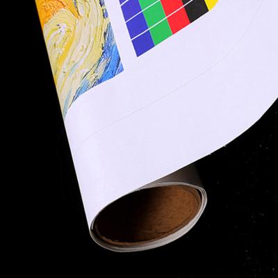 China Inkjet Printing High Quality Solvent Eco Matte Wide Format Inkjet Canvas Roll For Digital Printing Canvas for sale