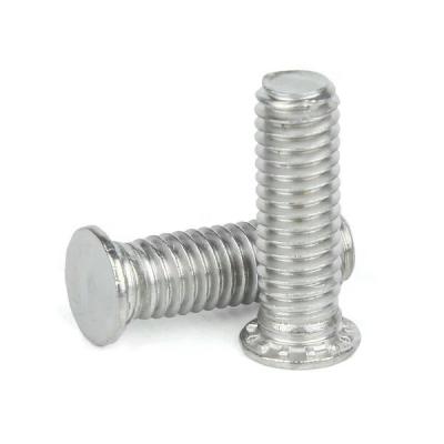 China Passivation Flat Head Stainless Steel Threaded Stud Flat Head Stud Screw for sale