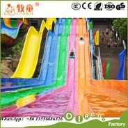 China Large and Long Outdoor Rainbow Slide , Colorful Rainbow Slide Cheap Prices for sale