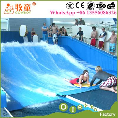 China Water park rides surfing double flow rider for water amusement park for sale