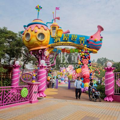 China Professional Attractive outdoor playground design themed park equipment supplier from China for sale