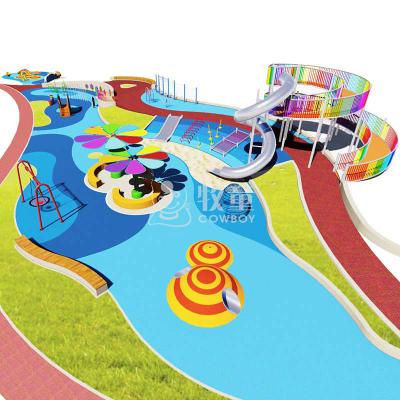 China Community landscape attractive multi play kids outdoor play park design from China factory for sale