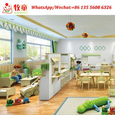 China One stop solution provider K-12 school classroom furniture set up kids preschool project design for sale