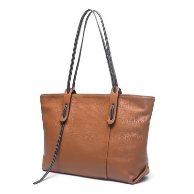 China High Quality Real Leather Vintage Tote Handbags Genuine Leather Bucket Bags Bucket Bags For Women for sale