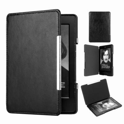 China Auto-sleep Lychee Frame Leather Case For Kindle K4/5 Protective Case For Kindle Book Reader for sale