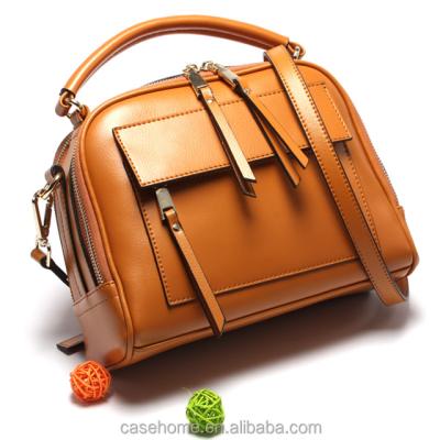 China Odorless Type Leather Handbag Shoulder Bag , Hot Selling KVQ Zipper Type Of Woman's Bag for sale