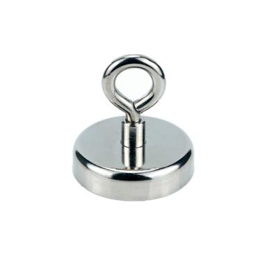 China Industrial Magnetic Strong Magnetic Ring Sucker Stainless Steel Pot Magnet Neodymium Magnet Hook for sale