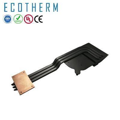 China Industrial Cooling Equipment / IGBT Aluminum Profile Customized Heatsinks With 3 Heatpipes for sale