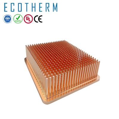 China LED Lighting New Product OEM/ODM LED PCB Pin Fin Copper Cold Forge Heatsink for sale