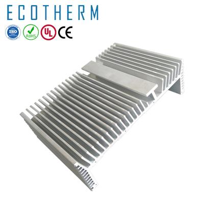 China LED Lighting Custom Extruded Flexible AL6063 Aluminum Amplifier Heatsink for sale