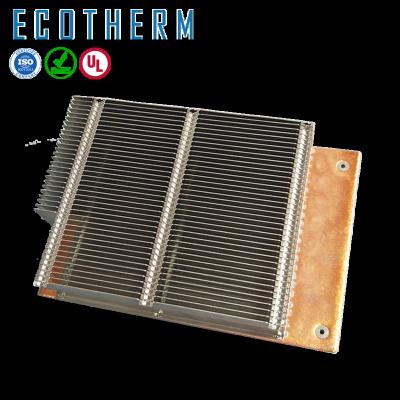 China Aluminum Profiles Zippered Heatsink Fin Heatsink For Server Cooling System for sale