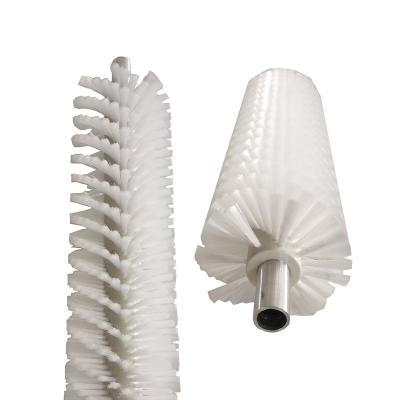 China High quality nylon bristle tube solar panel cleaning aluminum cleaning brushes for photovoltaic system for sale