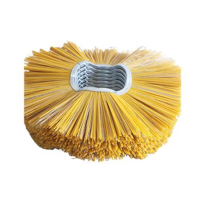 China Snow Street Broom Segments Zoomlion Gutter Broom Sweeper Side Cleaning Brush for sale