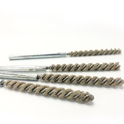 China Stainless Steel Wire Nylon Thread Anti-Static Twisted Cleaning Brush for sale