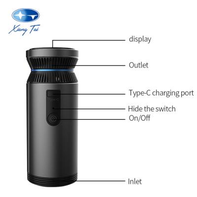 China 2020 New Hot Selling Car USB Charger Ozone Smart Smart Air Sterilizer Cool Negative Ion Remove Odors And Formaldehyde for sale