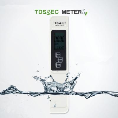 China 5 Minutes Step Using Cheap Multifunction LCD TDS/EC/TEMP Tester Conductivity Meter for sale