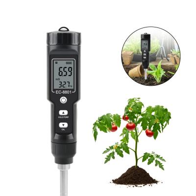 China Multifunctional EC Soil With Factory High Quality PH Meter TDS Sensor Soil Moisture PH Meter EZ-8801 for sale