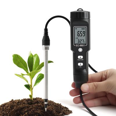 China EC multifunctional soil with high quality water EZ-8801L TDS sensor plant pH TDS meter PPM for sale