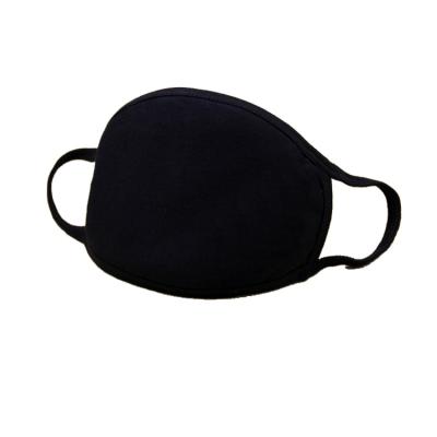 China Wholesale Home Customized 2 Layers Outdoor Reusable Black Fashion Cotton Flat Face Mask 3 Layers for sale