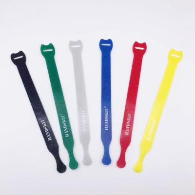 China Durable High Quality Self Adhesive Back To Back Cable Tie Wire Ties Cable Management Belt for sale