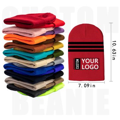 China COMMON Beanies With Logo Custom Made Unisex Styles Comfortable Soft Daily Slouchy Beanie Hats Winter Custom Hat Various for sale