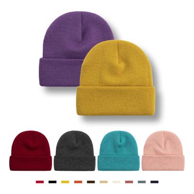 China COMMON Winter Knitted Fisherman Beanie Hats For Men Fashion Slapped Skull Cap Beanies Hat For Women for sale