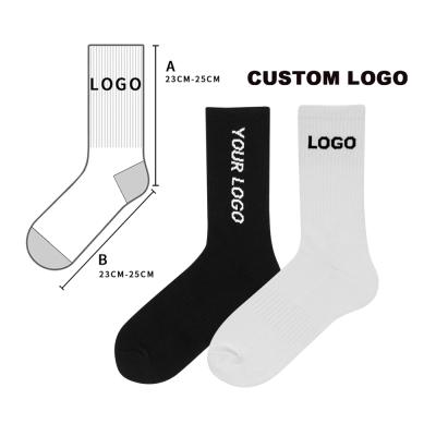 China Uron QUICK DRY 2021 High Quality Custom Made Crew Socks Logo Socks Logo Customize Socks for sale