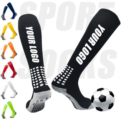 China QUICK DRY Custom Knee High Socks Woman Football Boots Gym Custom Anti Slip Knee High Socks For Women for sale