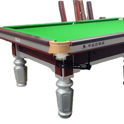 China Copper Mouth Cowhide Bag Mouth Beijing Billiards Table Table Standard Marble Commercial Chinese American Black Home Billiards Indoor Eight Table Factory Direct for sale