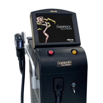 China Alma Laser Soprano Ice Platinum 808nm diode laser hair removal diode laser 808 hair removal for sale