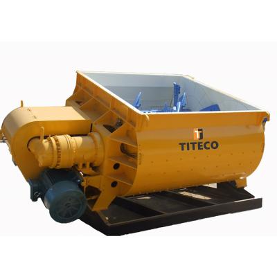 China Factory Sale Simple Operation Various Twin Shaft Concrete Mixer Widely Used Cement Mixer for sale