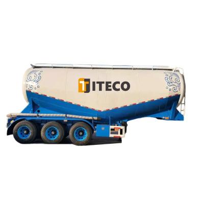 China Truck Trailer High Performance Max-capacity 19m3 Particle Material Bulk Cement Tank Truck For Sale for sale