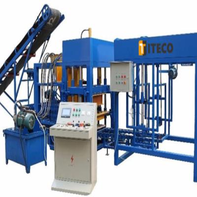 China Building Material Shops QT4-15 Concrete Hollow Cement Brick Block Making Machine For Sale for sale