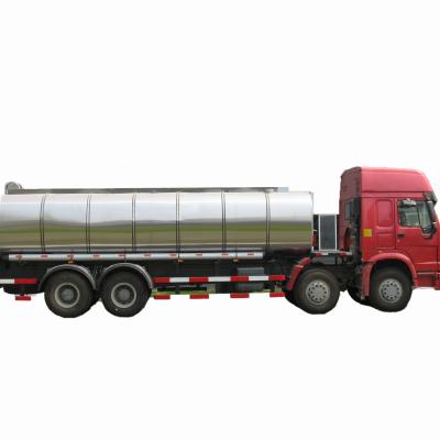 China Building Material Shops Heating Oil Asphalt Tanker Trailer Driving Truck For Bitumen Transport for sale