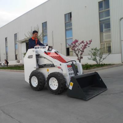 China Building Material Stores Mini Wheel Skid Steer Loader With Quick Attach for sale