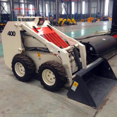 China Construction Material Stores WT400 Diesel Wheel Loaders Mini Skid Steer Loader For Sale for sale