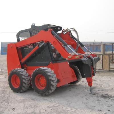 China Building Material Shops Diesel Engine Small Mini Electric Multifunctional Skid Ox Loader With Backhoe Bucket for sale