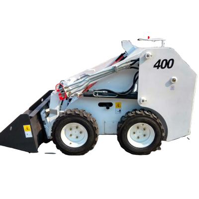 China Building Supply Stores Cheap Price WT400 Mini Small Front Wheel Loader Skid Steer Loader On Sale for sale