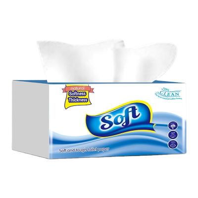 China Excellent Price Eco - Friendly Nature Brown / Home Wash Room Mixed To Pulp Salable Products Facial Tissue for sale