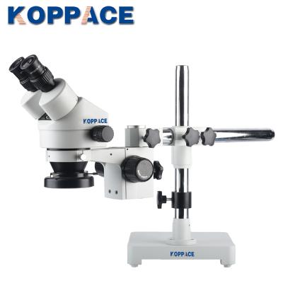 China KOPPACE 3.5X-90X Binocular Stereo Microscope Single Arm Bracket Mobile Phone Repair Microscope Include WF10X WF20X Eyepiece KP-7045-L1-0390 for sale