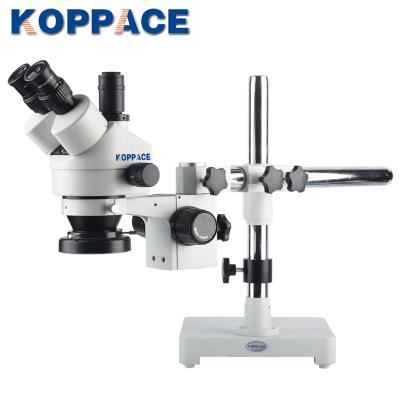 China KOPPACE 3.5X-90X Trinocular Stereo Microscope Arm Bracket Single Cell Phone Repair Microscope KP-7045T-L1-0390 for sale