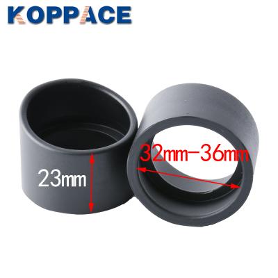 China KOPPACE One Pair For 32-36mm Stereo Microscope Eye Guards Binocular Bevel Angle Eyepiece Eye Guards Cups Rubber Shield For 32-36mm Stereo Microscope Eyepieces for sale