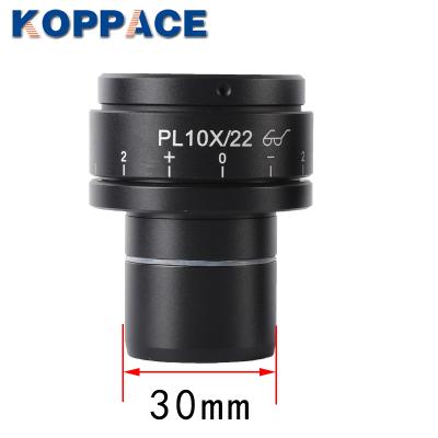 China KOPPACE One Pair Binocular Microscope PL10X/22 Wide-Field Eye Point Microscope High Eyepieces 30mm Interface 30mm for sale