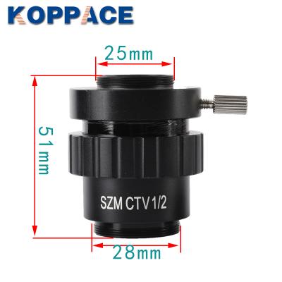 China KOPPACE 1/2 CTV Trinocular Microscope C-mount C-mount Interface 25mm Camera Interface Microscope Camera Stereo Adapters KP-05S for sale