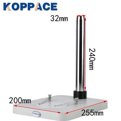 China KOPPACE stereo microscope bracket column length 240mm diameter 32mm base plate size 200x255mm KP-B1X for sale