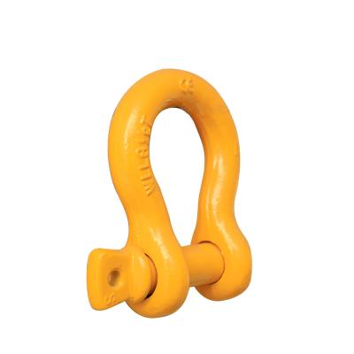 China Extensively Galvanized Shackle Material Rigging Commercial Type D Jis Galvanized Shackle Welded Arc Shackle for sale