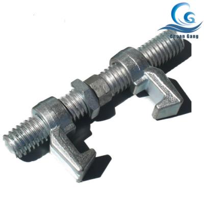 China 40Cr High Quality Hot Dipped Galvanized Forged Screw Bridge Fittings Connecting Two Containers Together Horizontally for sale